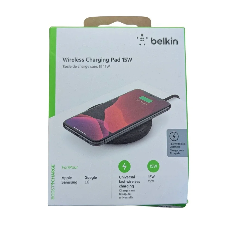 N8.N‎ Belkin Boost Charge QI Certified 15W Wireless Charging Pad Charger